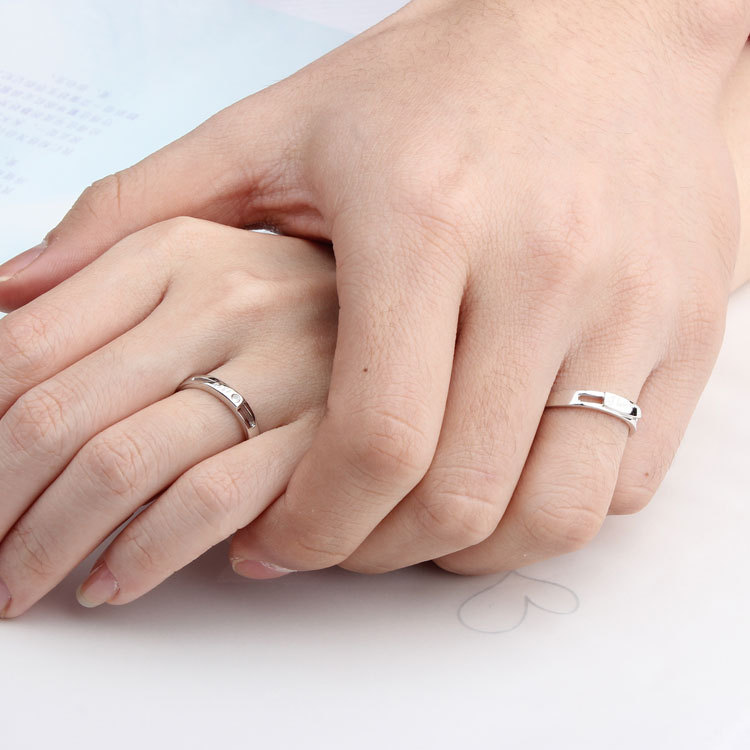 Nhẫn đôi nhẫn cặp thời trang trẻ trung NC02