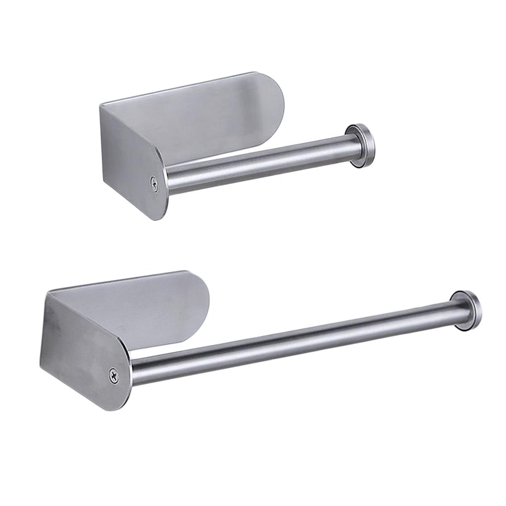 Stainless Steel Hanger Storage Rack Clip Organizer Paper Tissue Holder Stand