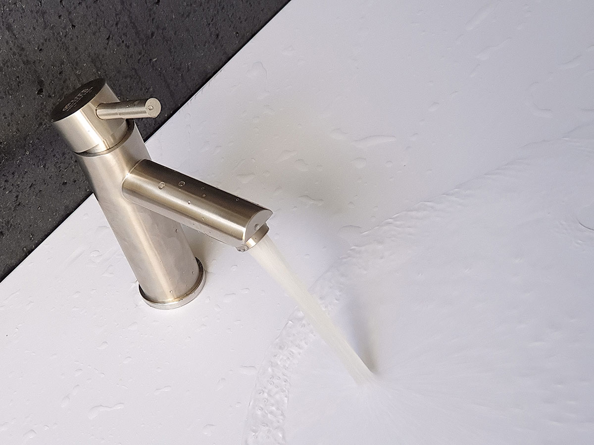 Vòi lavabo nóng lạnh Inox SUS 304 Eurolife EL-1202