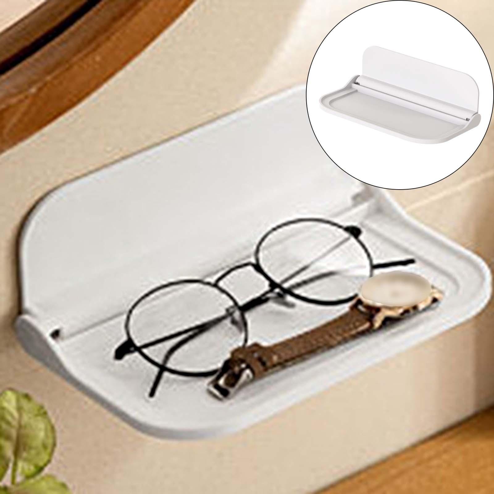 Bathroom Rack Shelf No Drilling Adhesive Shower Basket Shelf for Hotel Home