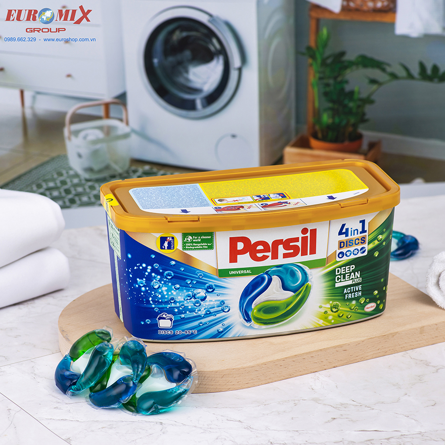 Viên PERSIL Giặt Xả Kháng Khuẩn 4in1 Cao Cấp 11 Viên