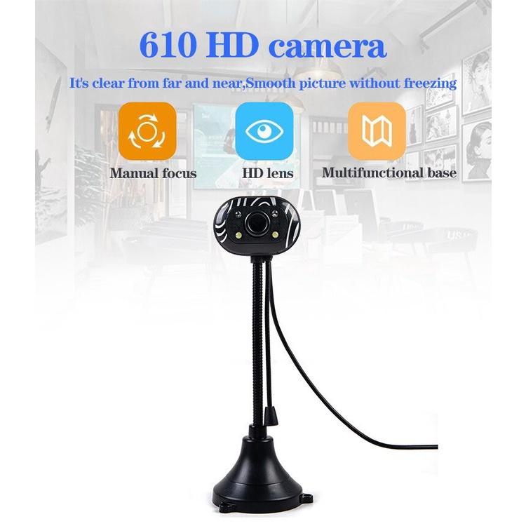 Webcam Computer Camera USB 2.0 Plug and play PC Camera HD Webcam Video Web Cam with Microphone for PC Laptop Cameras web camera