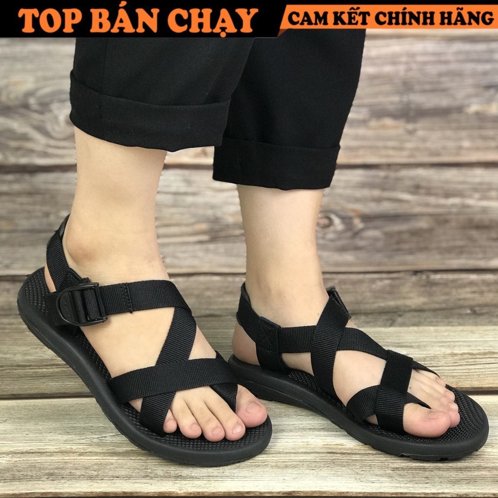 Sandals Unisex Xỏ Ngón Quai Dù Đế Cao Su - TH9