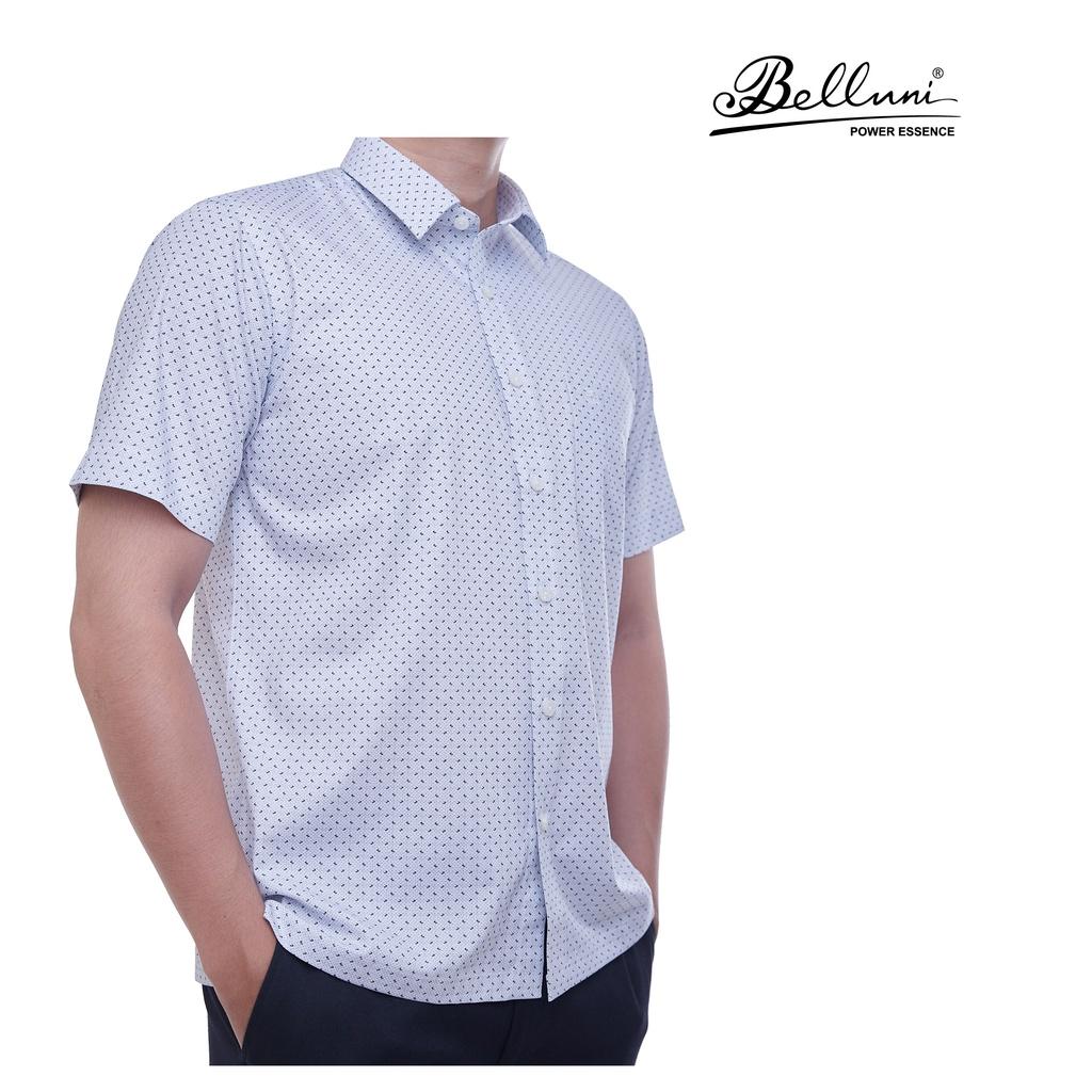 Áo sơ mi nam ngắn tay BELLUNI vải sợi tre thoải mái thanh lịch - ABN.BPS.BE.220.BL7
