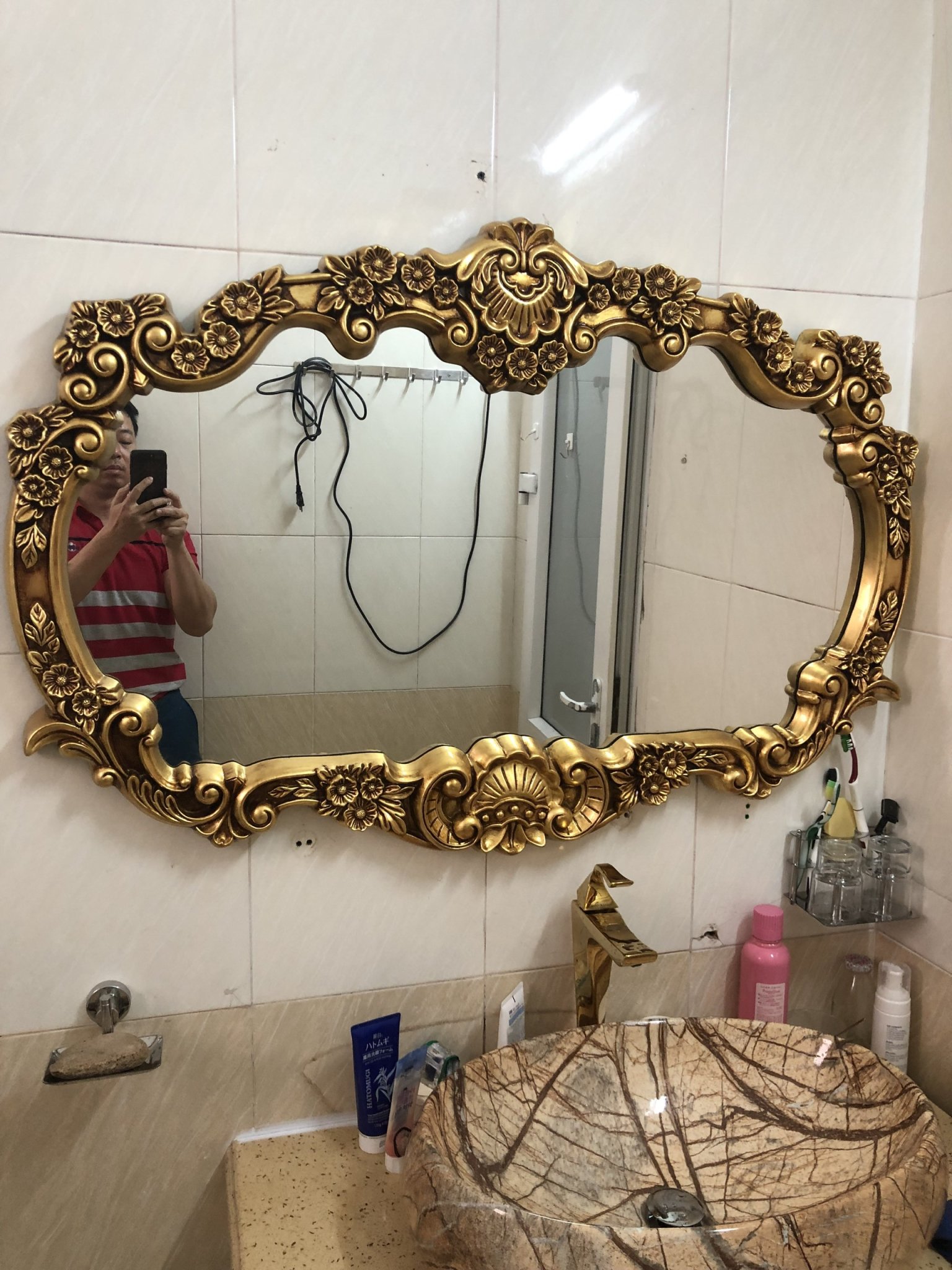 Gương tân cổ điển cao cấp GROVES GGPU 820 (78 x 115 cm)