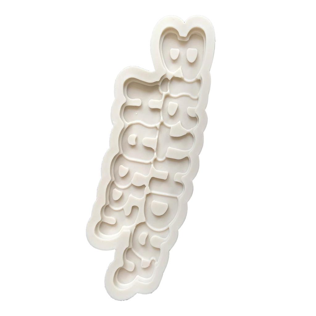 Birthday Model Silicon Mold Fondant Cake Decorating Tools Baking Mould DIY Craft For Party Decorations Birthday Gifts