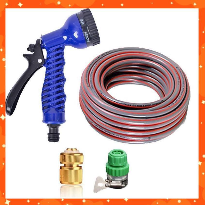 Bộ dây vòi xịt rửa xe, tưới cây, dọn dẹp nhà cửa 20m  206843