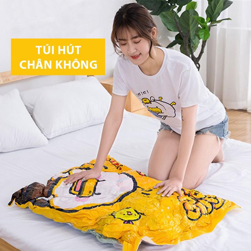 Túi Hút Chân Không - Máy Hút Chân Không Đựng Quần Áo, Chăn Màn Mền, Gọn Gàng, Chống Mốc - Hình Vịt TANGDAO