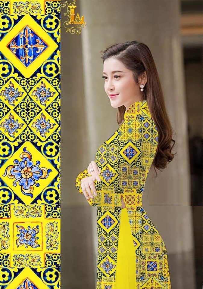 ÁO DÀI TRUYỀN THỐNG CÔ BA SG KÈM QUẦN- NT2068