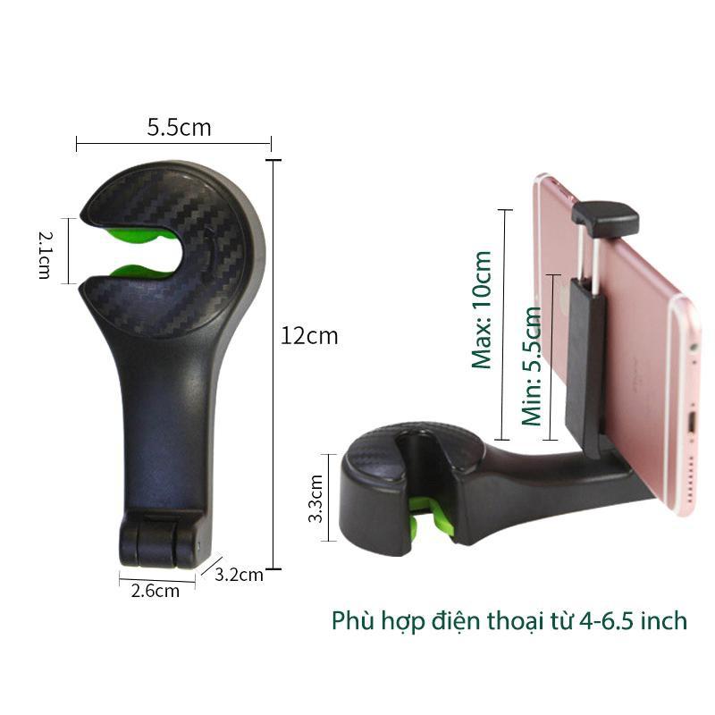 BỘ MÓC TREO ĐỒ TRONG Ô TÔ GIỮ ĐIỆN THOẠI - Treo đồ ăn