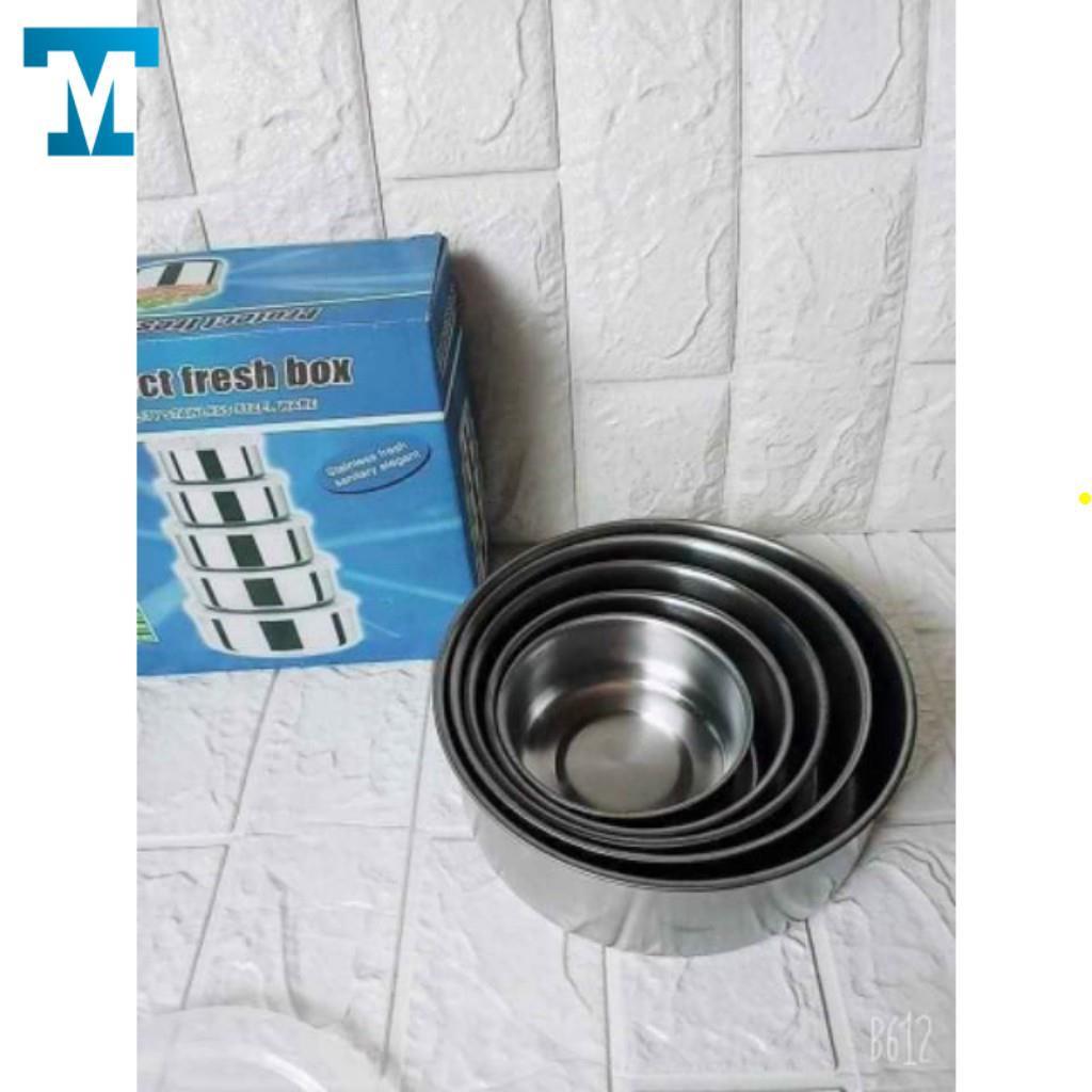 Bộ thố lạnh inox 5 món