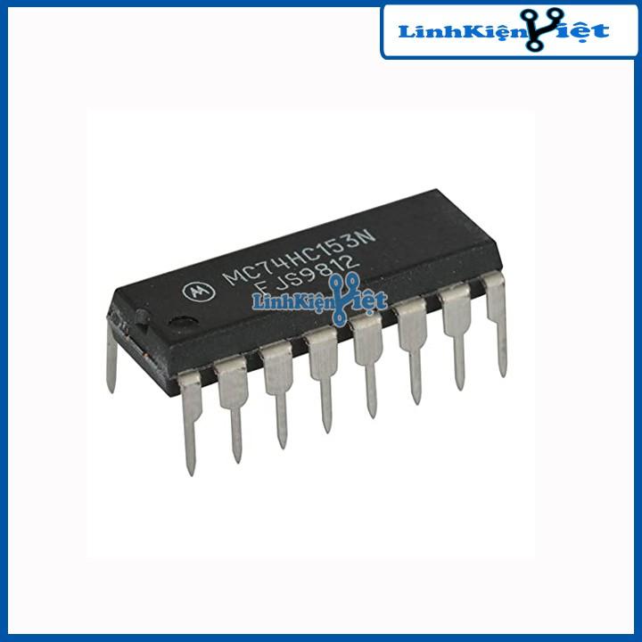 Chíp 74HC153 Dual 4-Input Multiplexer DIP16