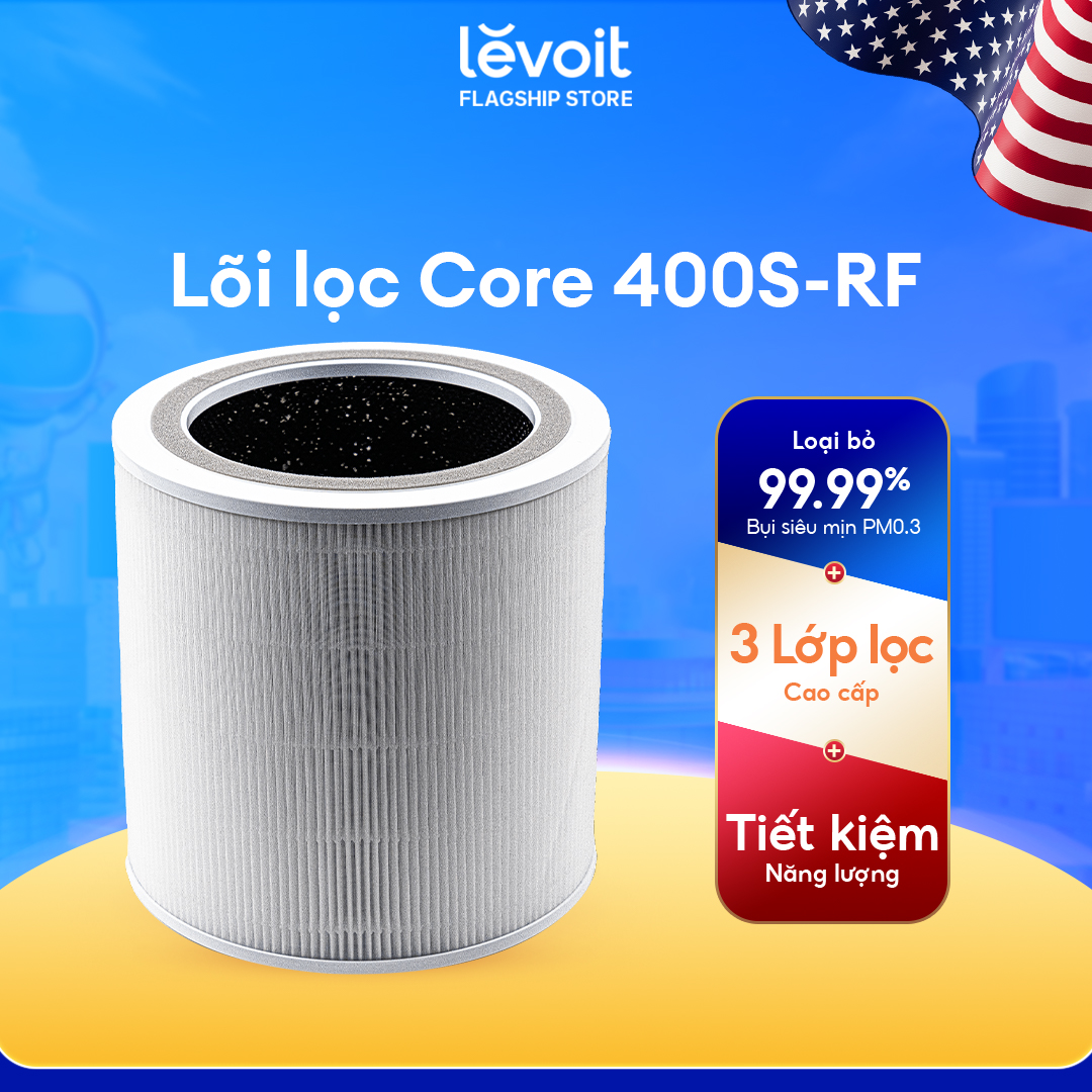 Lõi Lọc Diệt Khuẩn Cho Máy Lọc Không Khí Levoit Core 400S RF - Hàng Chính Hãng