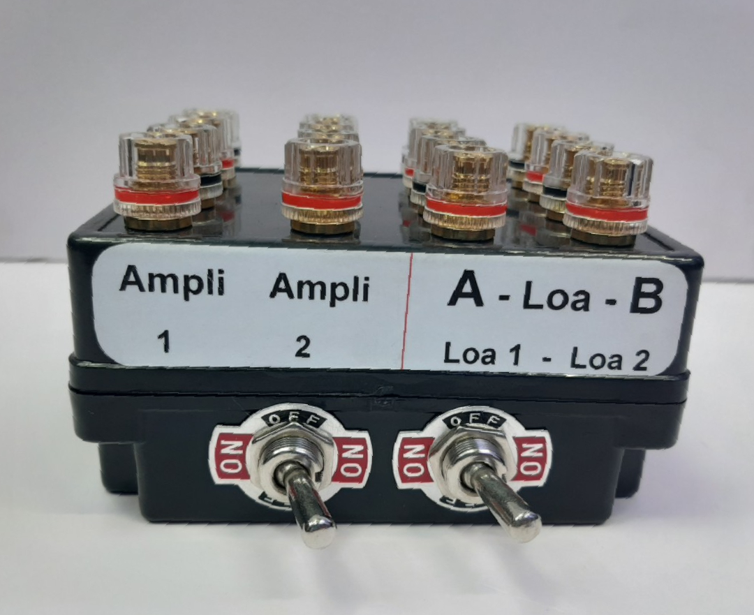 Hộp Chia Loa - 2Ampli ra 1Loa