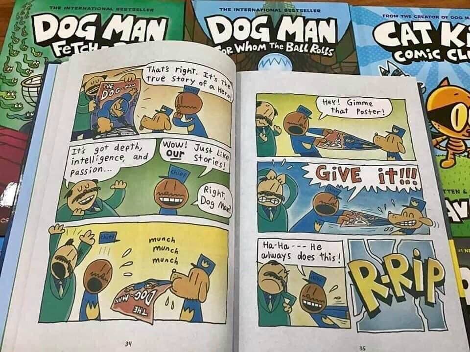 Tặng dog man 12c - bộ nhập bìa cứng (tặng audio)