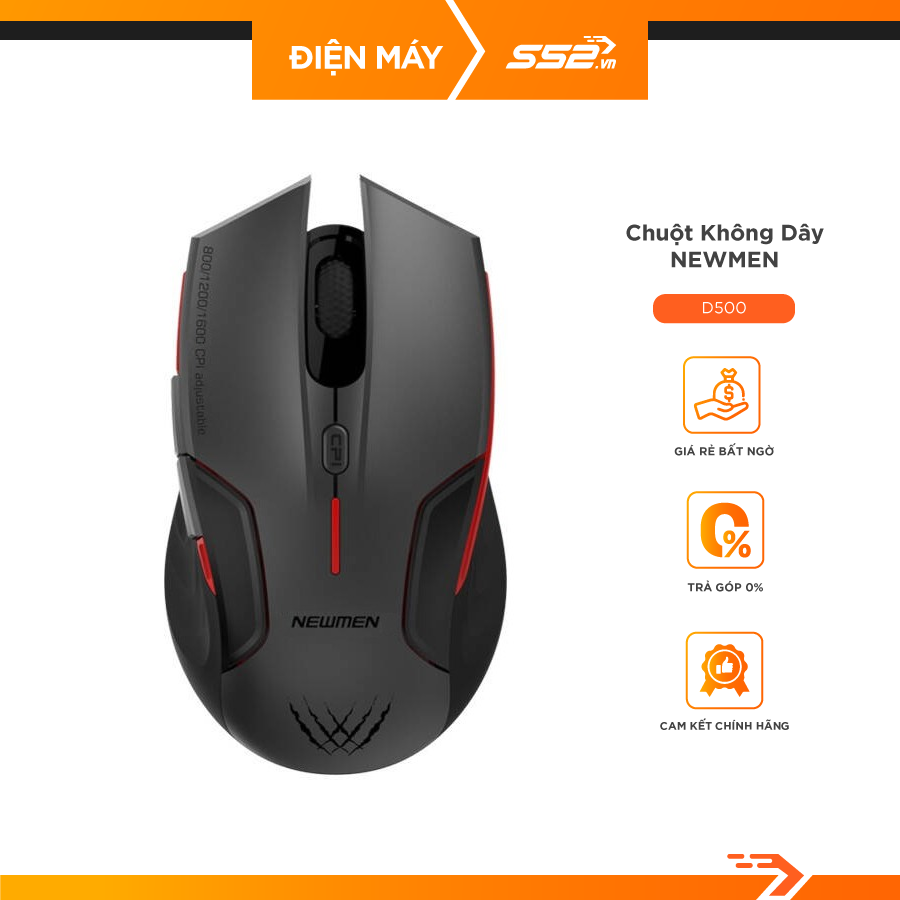 Chuột máy tính không dây Gaming NEWMEN D500 - Hàng chính hãng