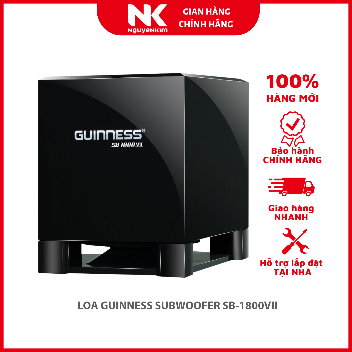 LOA GUINNESS SUBWOOFER SB-1800VII - Hàng chính hãng