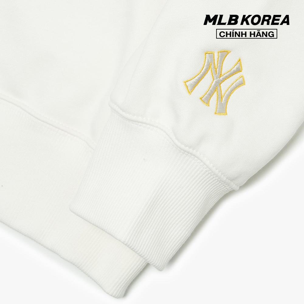 MLB - Áo sweatshirt tay dài phom suông Smile Overfit 3AMTN0424-50IVS