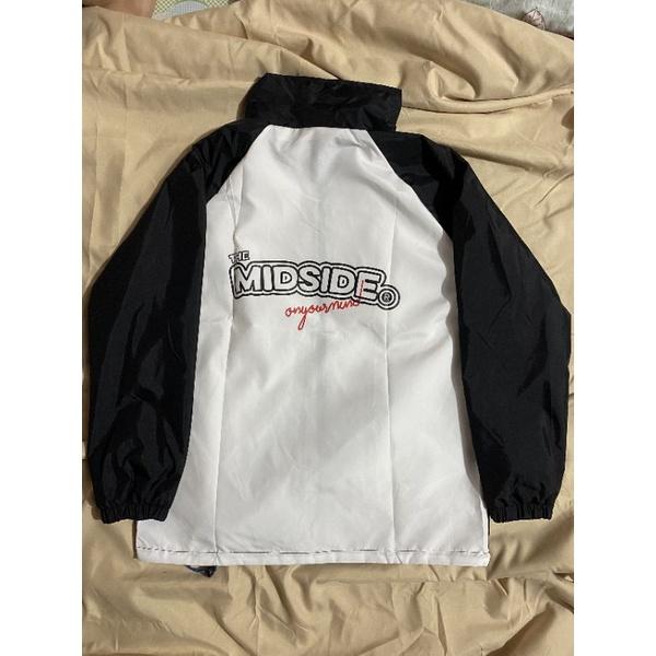 Áo Khoác Dù TMS LOGO MIDSIDE Nam Nữ Ulzzang Unisex Form Rộng Bomber Jacket