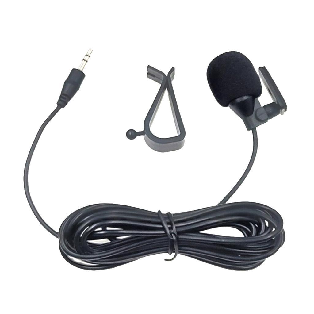 2pcs 3.5mm Mono Plug Clip on Lavalier Lapel Mic Microphone for Loudspeaker