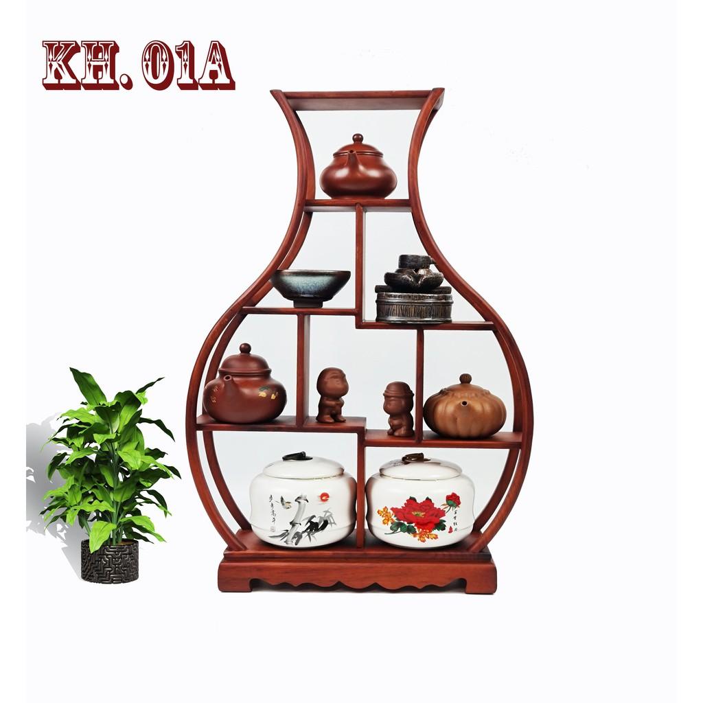 Kệ Trưng Bày Gỗ Hương Lộc Bình