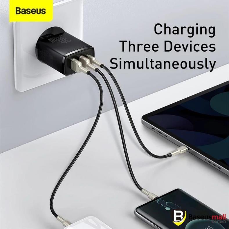 Cốc sạc nhanh siêu nhỏ gọn Baseus Compact Quick Charger 30W - Hàng chính hãng