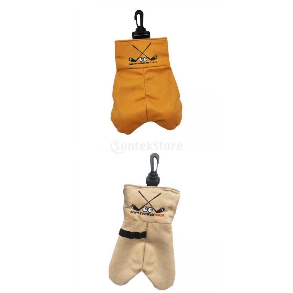2Pcs Golf Ball Bag Pouch Holder Case Waist Bag Men Women Gift Outdoor Sports