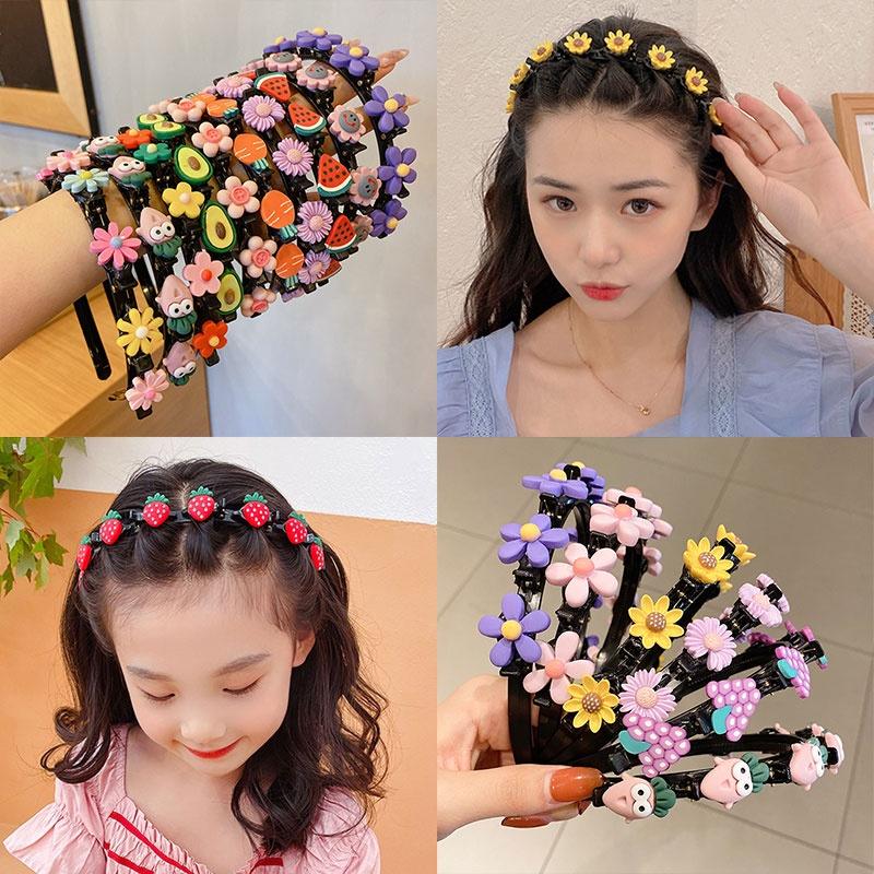 Cài tóc hình hoa dễ thương cho bé gái
