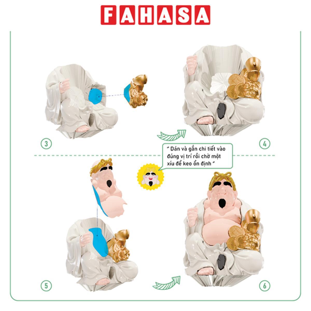 Mô Hình DIY - Bàn Thờ Thần Tài Ông Địa - Kim Tài Phúc Địa - Manihum BTN-02