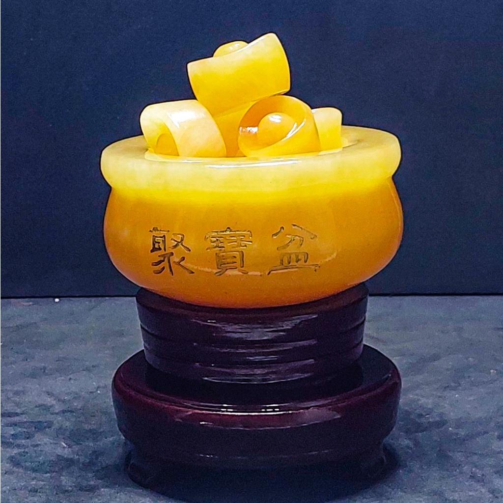 Bát Tụ Bảo , Tụ Bảo Bồn Đá Ngọc Hoàng Long - Đường Kính 10cm