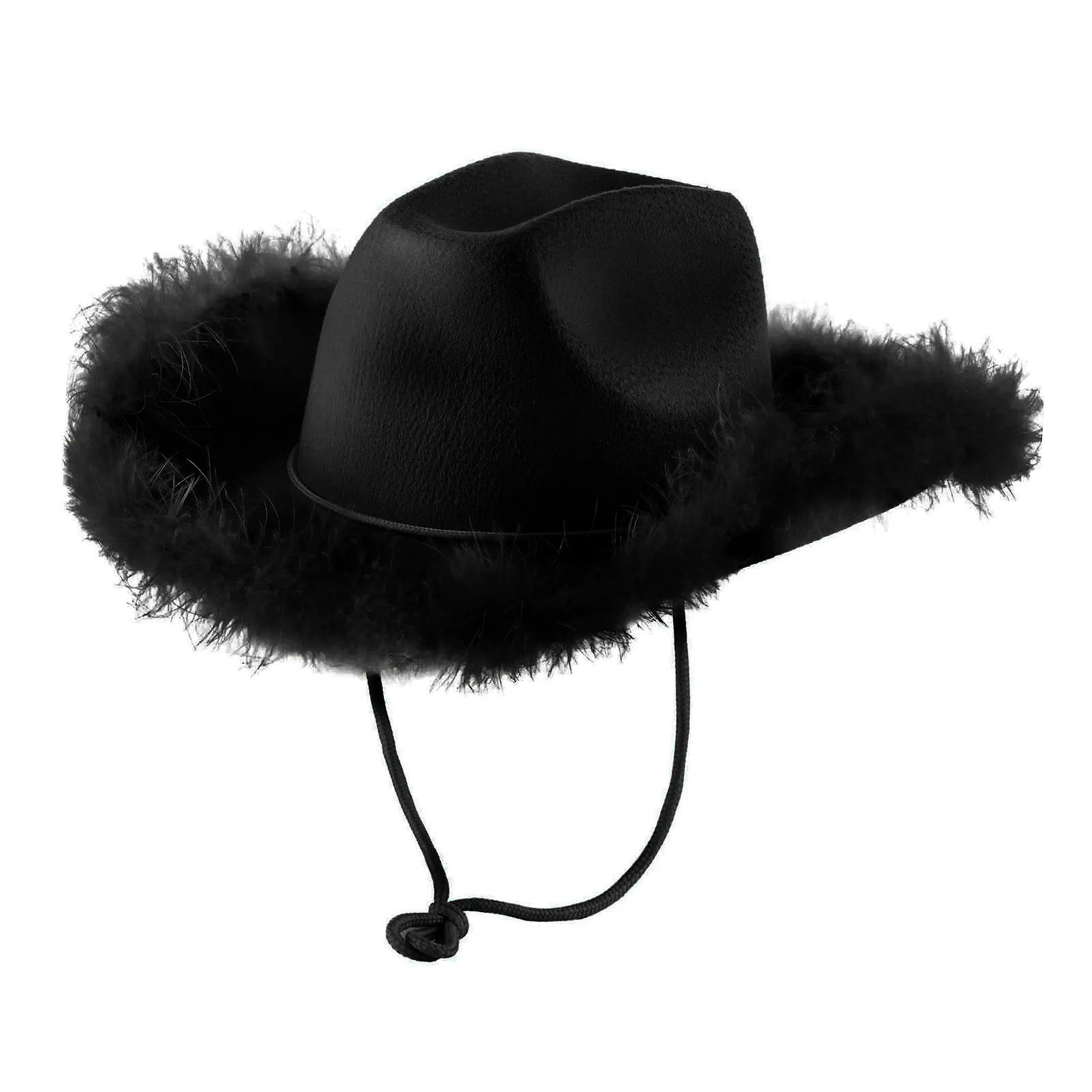 Western Style Cowboy Hat Men Cowgirl Hat Summer Outdoor Hat Costume Accessories Sunhat for Cosplay Hiking Parties Backpacking Beach
