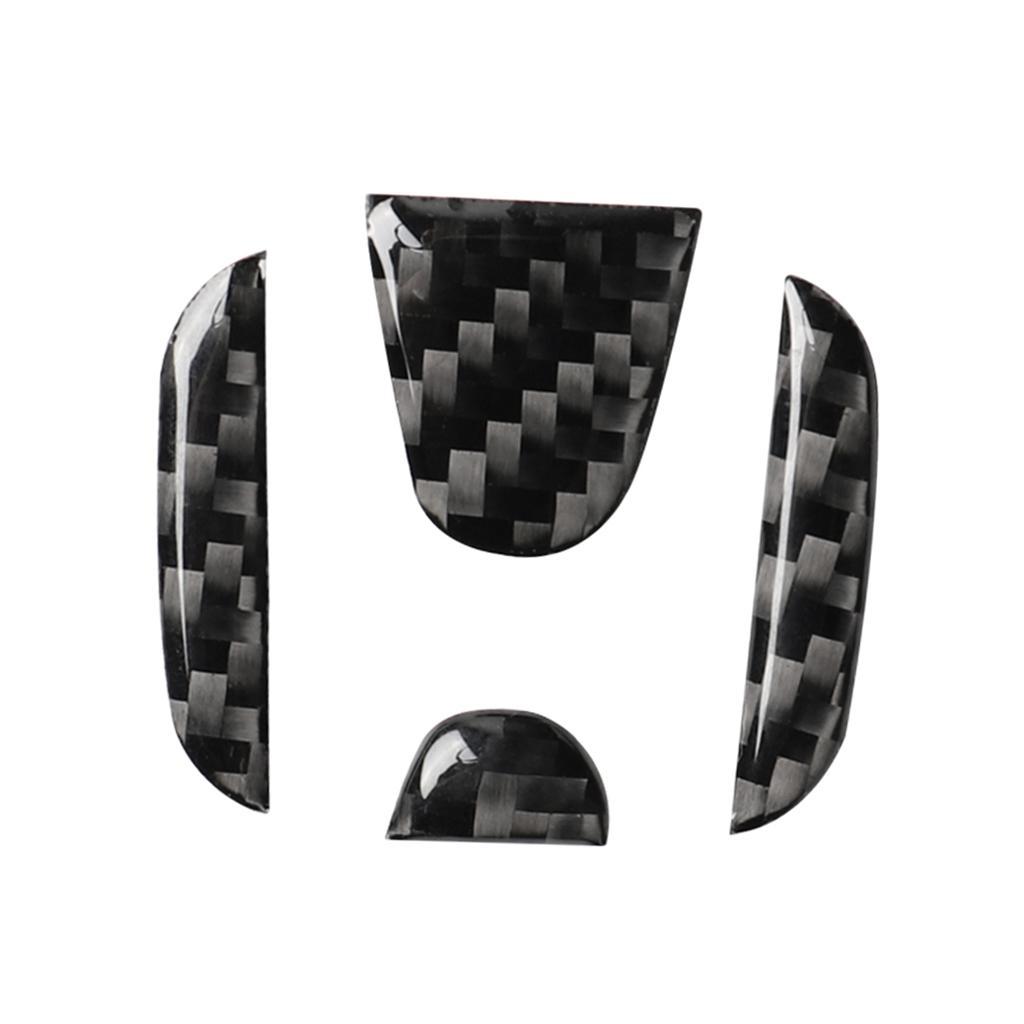Carbon Fiber Steering Wheel Decoration Cover Sticker for 16-19