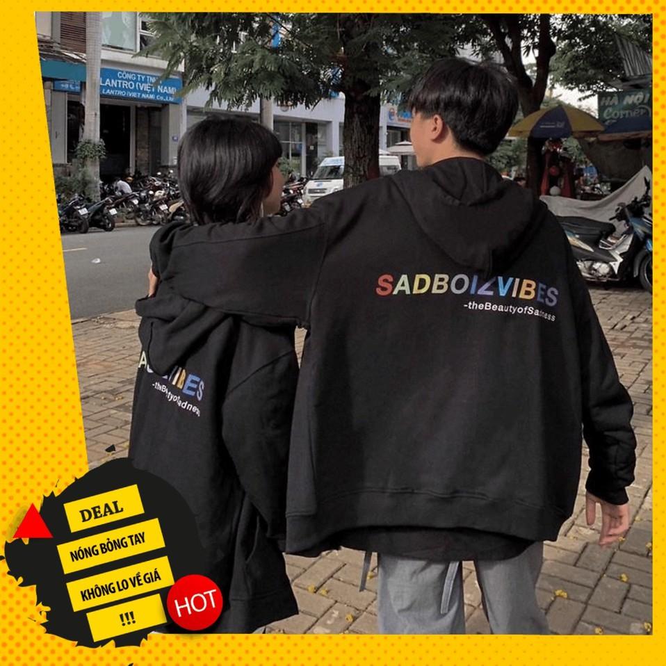 Áo hoodie sadboiz vibes 7 màu Áo sad boiz VIBES HOODIE full tag AH08