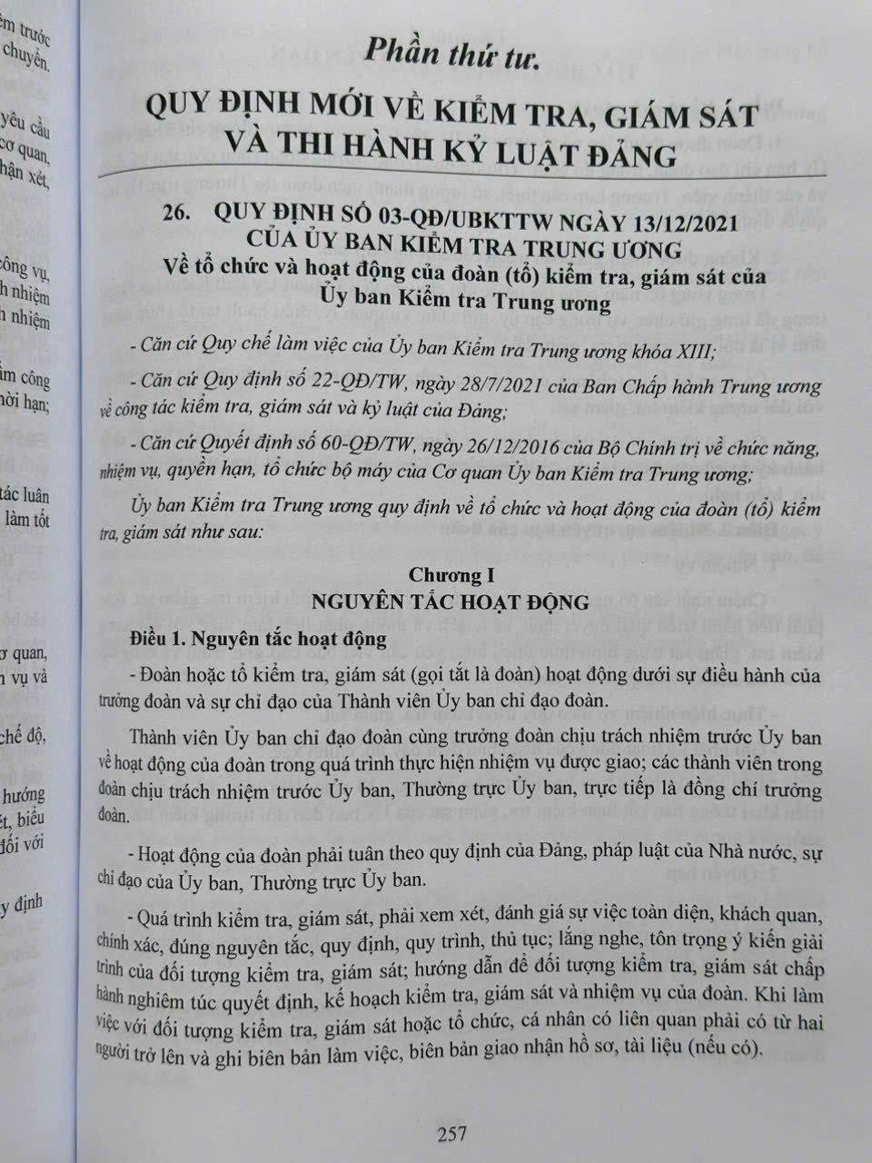 Sách Cẩm Nang Công Tác Đảng Ở Cơ Sở và Quy Định Mới về Kiểm Tra, Giám Sát, Kỷ Luật Đảng - V2534D