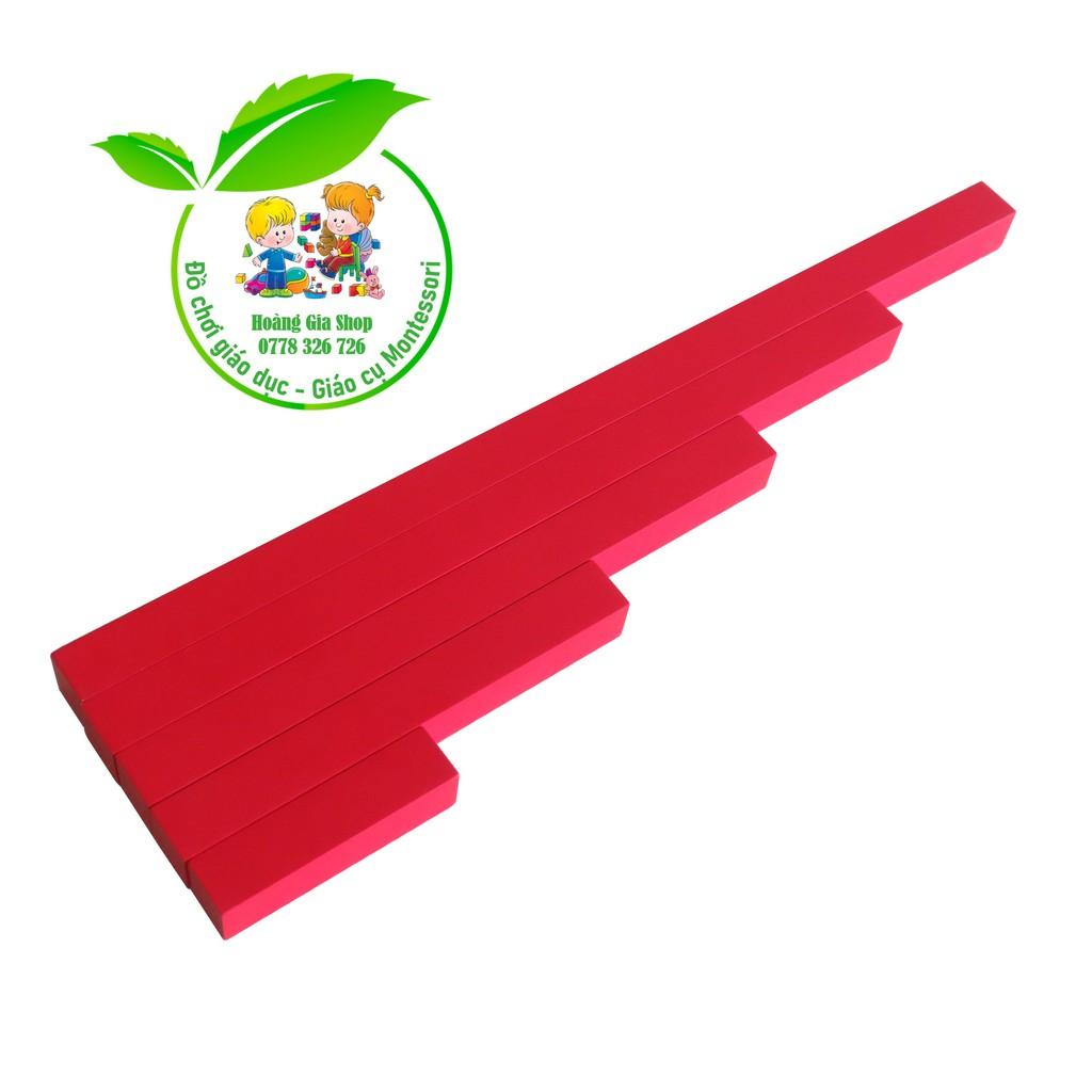 Gậy đỏ 5 bước (Toddler Red Rods)