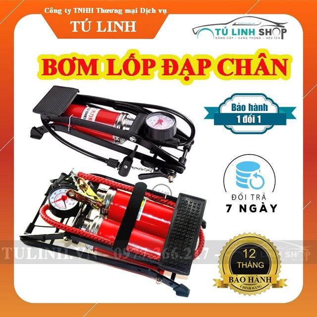 Bơm lốp ô tô đạp chân cho ô tô, xe máy