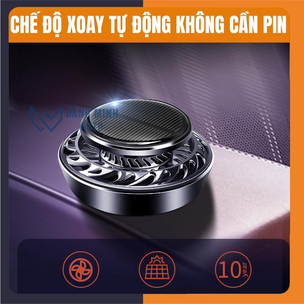 Sáp thơm khuếch tán tinh dầu xoay 360 độ sử dụng năng lượng mặt trời, nước hoa ô tô xe hơi cao cấp ST03