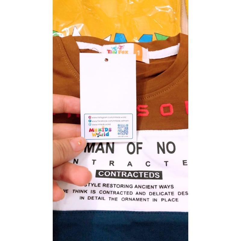 Set áo thun quần kaki cao cấp bé trai