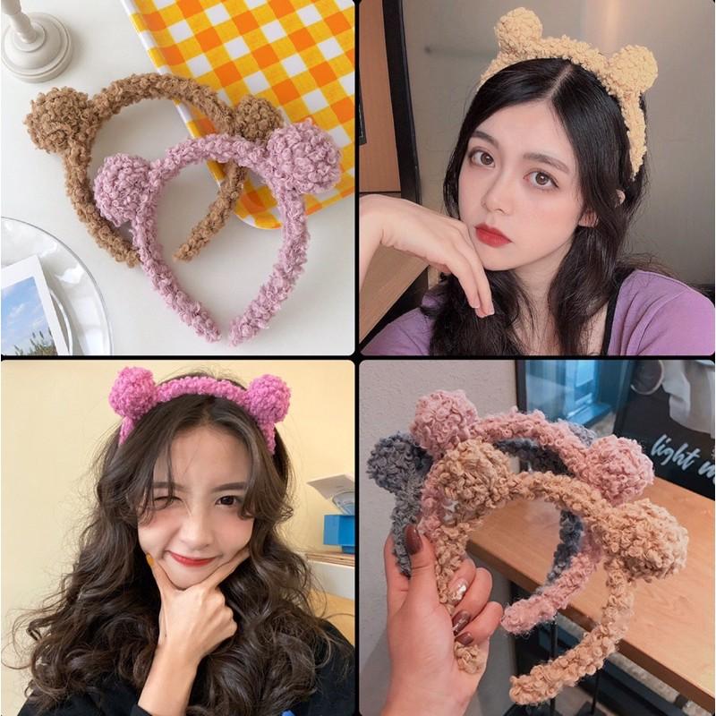 Turban cài tóc xinh đẹp, tiện lợi bờm hình cute cho nữ đẹp, giá rẻ