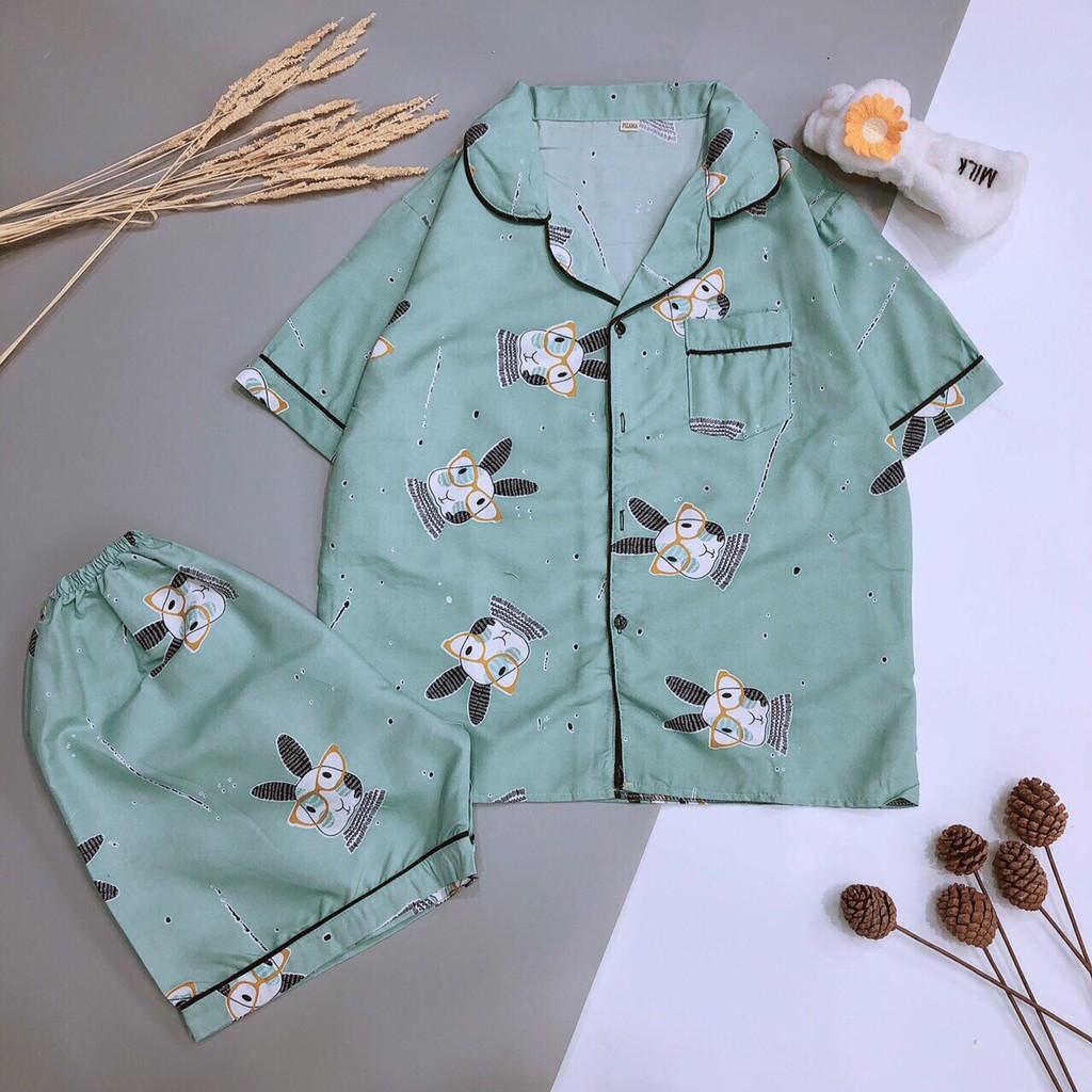 Bộ đồ mặc nhà pijama ngắn hot trend-Thu Thảo shop