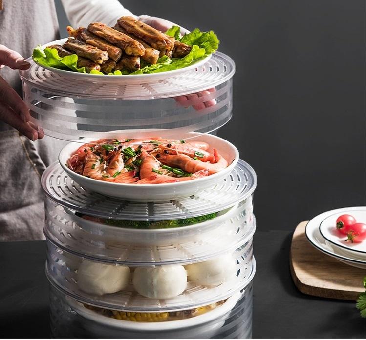 LỒNG BÀN GIỮ NHIỆT DELISH GIỮ MÓN ĂN NÓNG HỔI, THƠM NGON - GDHN Loại Tốt