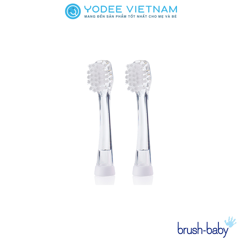 Brush-Baby Bộ 2 đầu bàn chải thay thế bàn chải điện BabySonic (0 - 18 tháng)