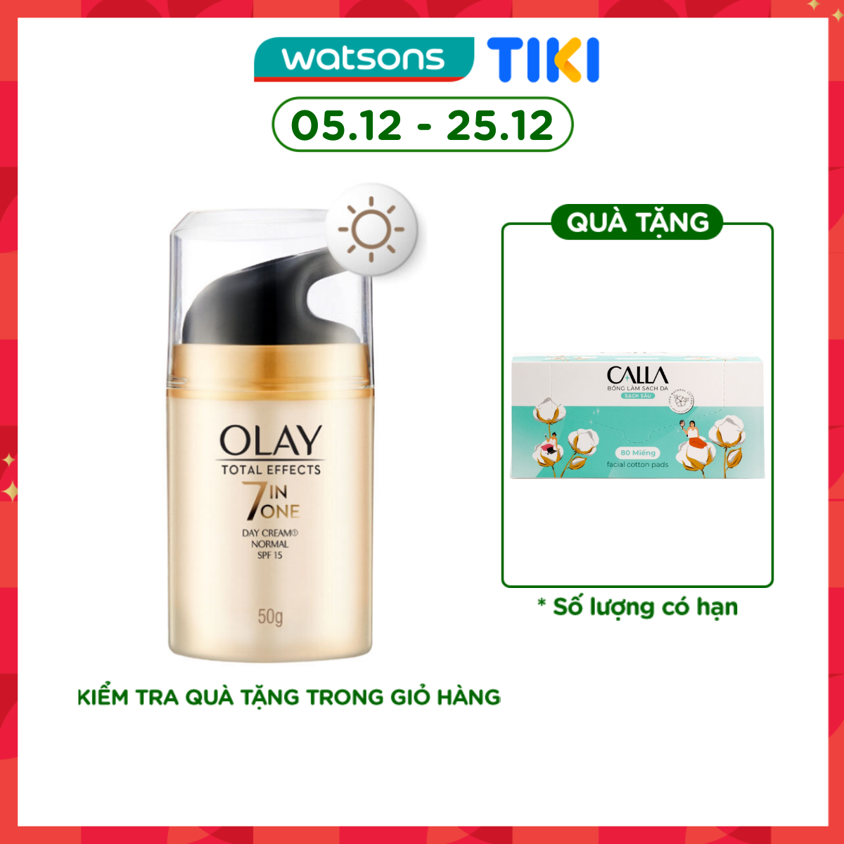 Kem Dưỡng Ban Ngày Olay Total Effects Uv 50G