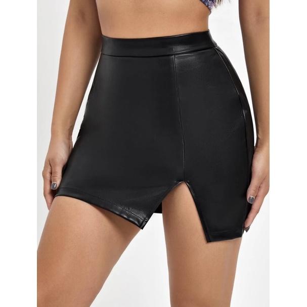 CHÂN VÁY GIẢ DA XẺ ĐÙI 55KG-100KG