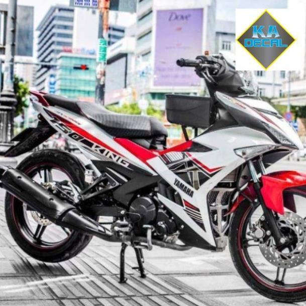 Tem rời ex 150 Crom trắng đỏ MX King