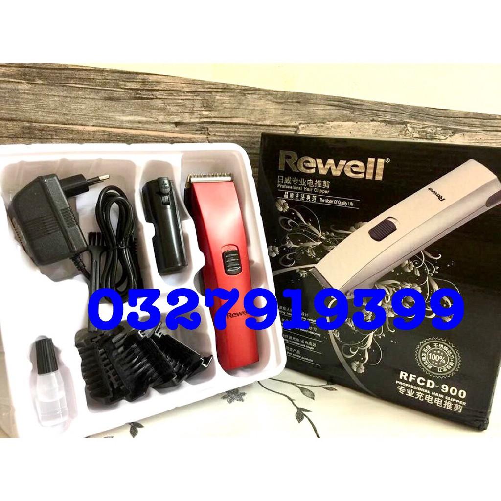 Tông đơ cắt tóc chuyên nghiệp 2 pin REWELL 900