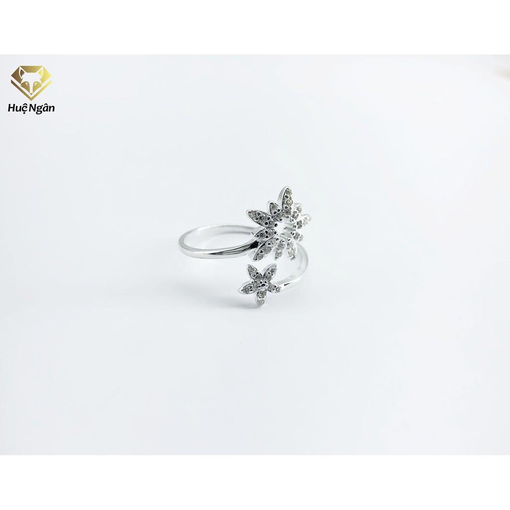 Nhẫn bạc Ý 925 Huệ Ngân - Hoa tuyết RR1726