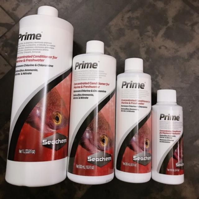 Seachem Prime - Dung dịch khử độc nước cho hồ cá cảnh.