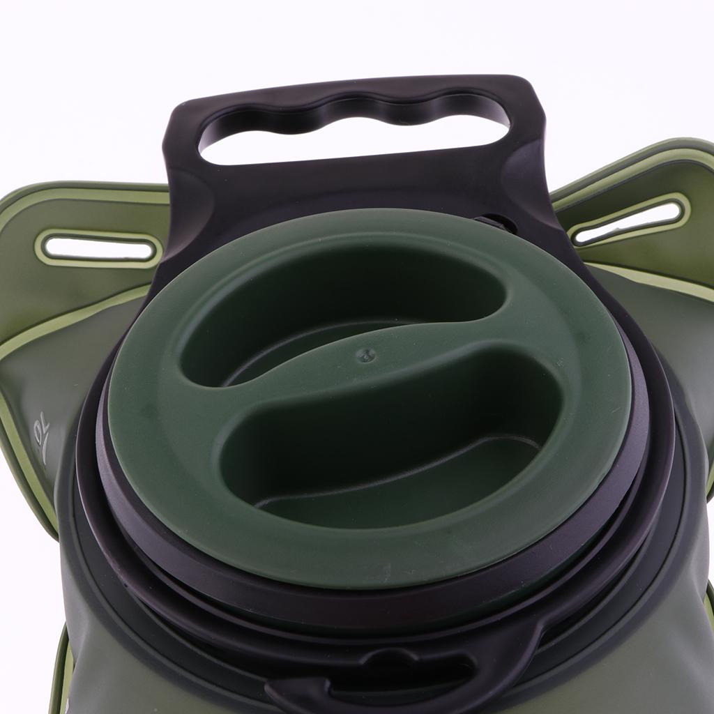 2L Hydration Bladder Water Reservoir Survival Pouch Backpack  Army Green