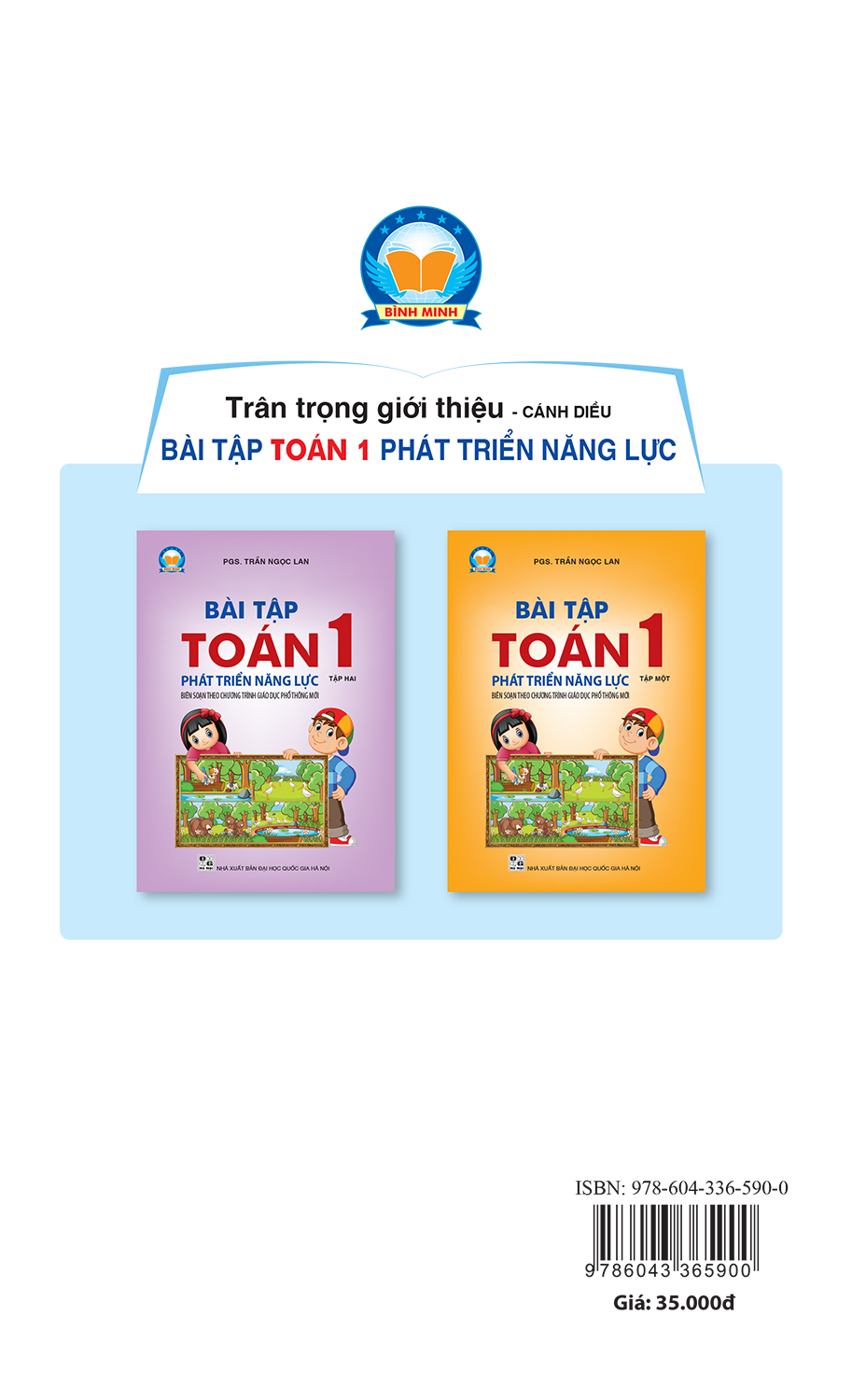 Sách – Bài tập Toán 1 – Tập 2 Phát triển năng lực (Bám sát SGK Cánh Diều)